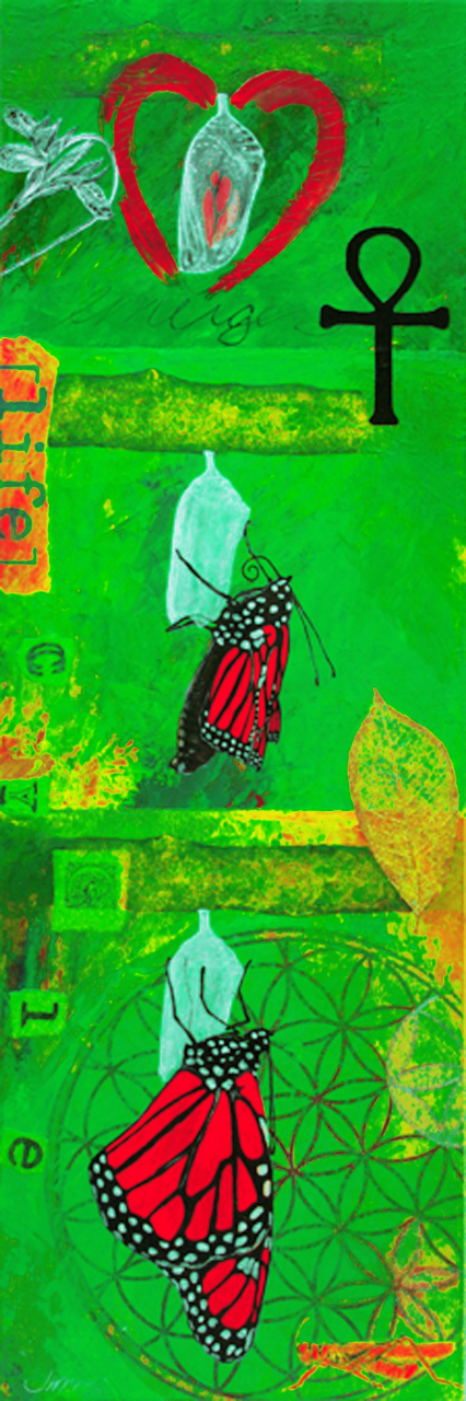 "Nectar of Life: Butterfly" 2012, by Jeanne Wicks